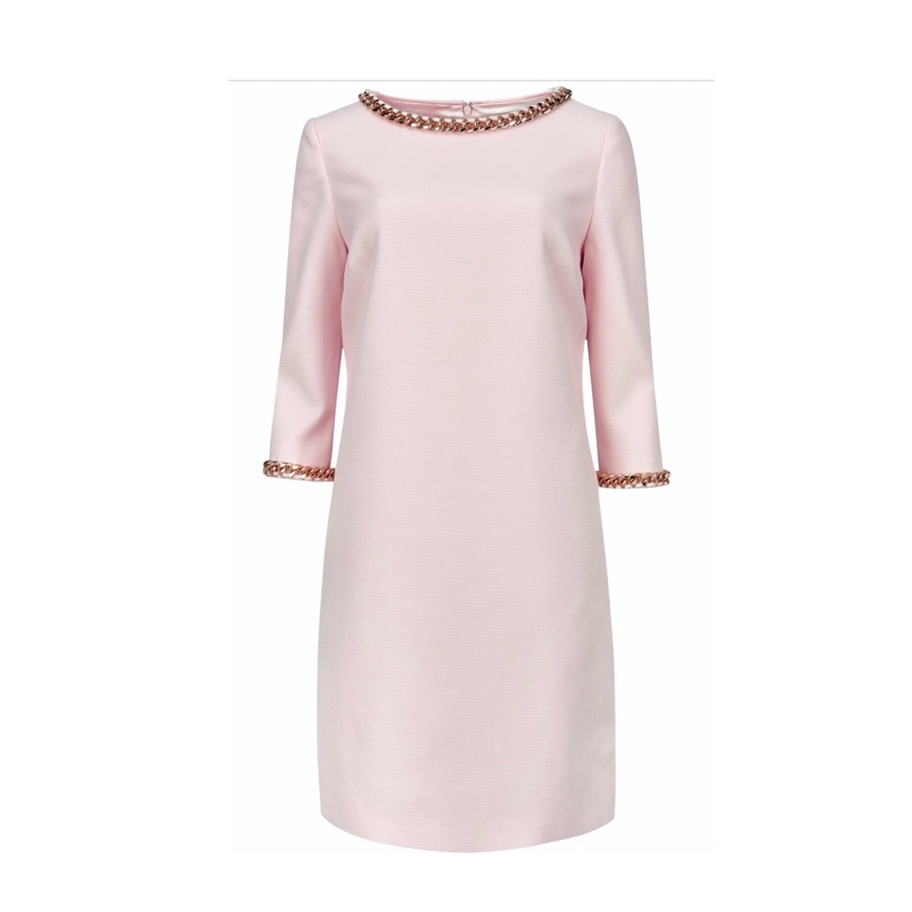 Ted Baker Pink Hadim Chain Embellished Dress